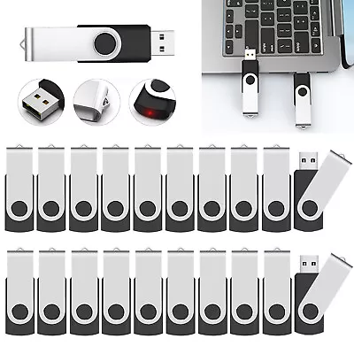 2GB 4GB 8GB 16GB 32GB Lot USB Swivel Memory Stick 2.0 Flash Drive Storage U Disk • $38.99
