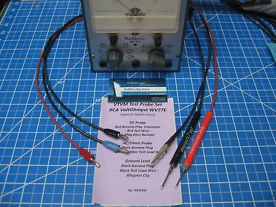 Custom VTVM Probe Set - Assembled - For RCA Voltohmyst WV77E • $28.49