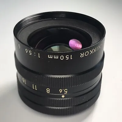 *NEAR MINT* RARE Nikon EL Nikkor 150mm F/5.6 A Enlarging Lens M39 Mt 4x5 Film • $265