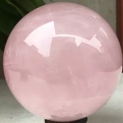 858g Natural Pink Quartz Rose Quartz Ball Crystal Sphere Meditation Healing • $0.63