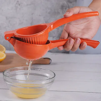 Kitchen Metal Fruit Lemon Orange Citrus Hand Press Squeezer Juicer Bar Tool • £12.90