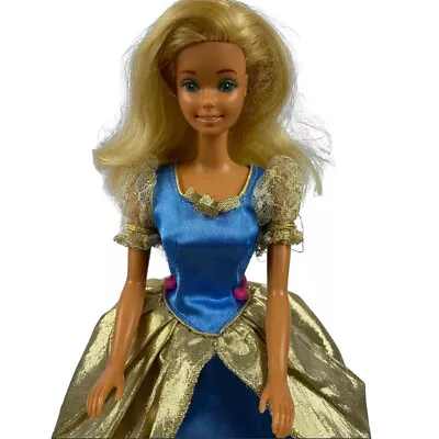 $28.36 • Buy Barbie Doll Mattel Blonde Cinderella Gown Blonde Tan Vintage 1970's 