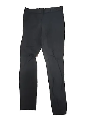 J. Crew Pants Pixie Black  Stretch Exposed Back Zipper  #31090 Women's 10 • $23.99