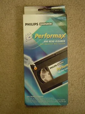 Philips Magnavox Performax VHS VCR Video Head Cleaner Non Abrasive Wet System • $10