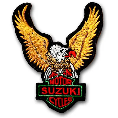 $3.75 • Buy Suzuki Patch Embroidered Iron On Motocycle Motobike Racing Emblem Badge MotoGP 2