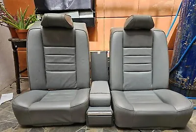 Mercedes C126 560sec  500sec Rear Seats Pair Headrest Seat Left Right Gray • $899