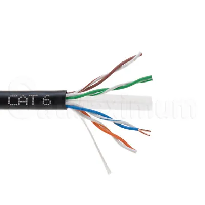 CAT6 1000ft UTP Solid Ethernet Cable 23AWG 550MHz Network Bulk LAN Wire RJ45 LOT • $85.95