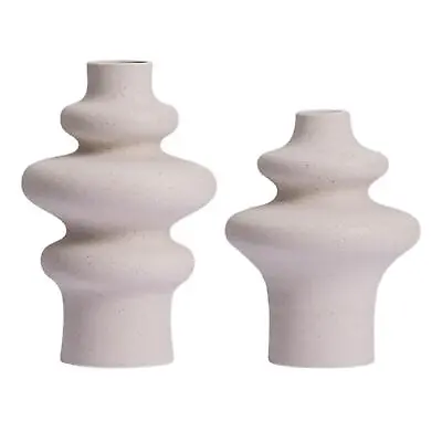 Ceramic Frosted Vase Flower Pot Modern Vase For Living Room Decoration • £20