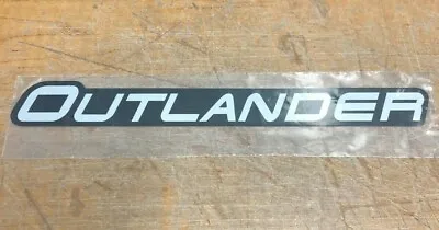 Canam  Outlander  Decal Sticker Emblem Silver 704906004 • $35.99