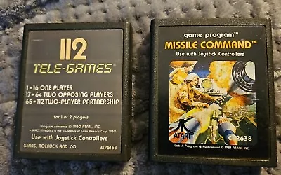 Atari Sears Tele-Games Missile Command • $9.95