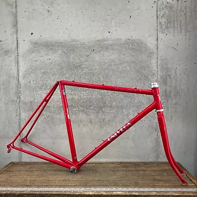 Vintage Univega Competizione Frame Set 52 Cm Red CRMO 126 Mm Japan   Eroica A2 • $255.99