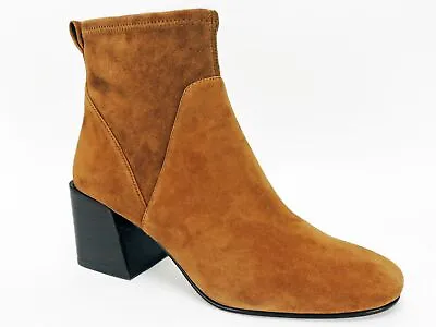 Via Spiga Women's Diana Ankle Booties Wood Brown Suede Size 10 M • $162.50