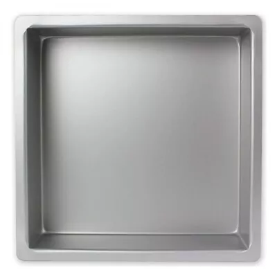 Square Baking Tin - 4 Inch Deep Seamless PME Tins - Multiple Sizes • £9.89