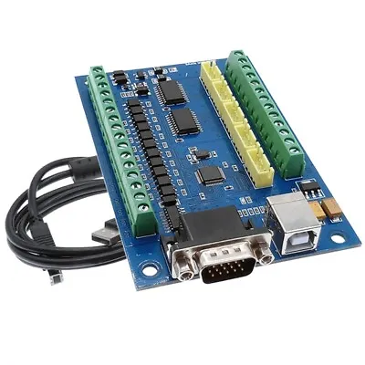 1X(MACH3 USB CNC 5 Axis 100KHz 12-24V Linear Motion Control Card STB5100  Bre • £23.99