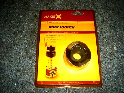 Maxis 1 1/2  Knockout Punch New In Package (steel Punch) • $10