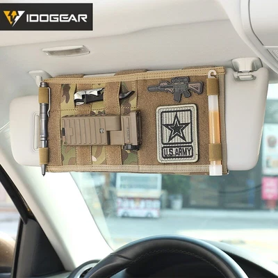 £26.22 • Buy Tactical Military Vehicle Visor Panel Truck Car Sun Visor Organizer Pouch Army