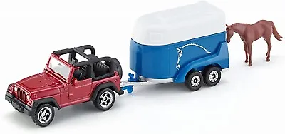 £12.59 • Buy Siku 1651 Jeep With Horse And Box Trailer Scale Model 1/87 OO/HO Gauge