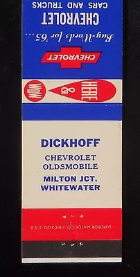 1965 Chevy Dickhoff Chevrolet Oldsmobile Whitewater Milton Junction WI Rock Co • $7.23