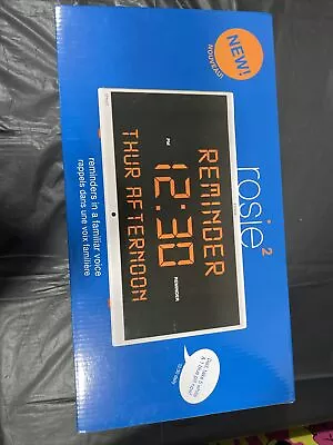 SiMPL ROSIE 2 Stress Free Reminder Day Clock - Voice Activated Reminders #58061 • $49.99