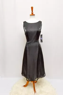 Vintage Alex Evening Dress Black Formal XL Women's 90s • $30