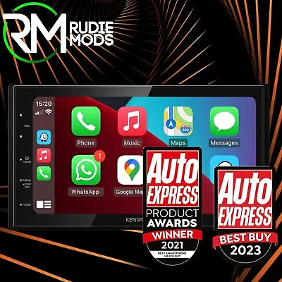 Kenwood Carplay Android Auto DAB Double Din Car Stereo DMX5020DABS • £379.99
