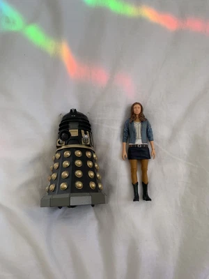 £30 • Buy 11th Dr Who BUNDLE Amy Pond 5  Figure The Snowmen Dalek Black Gold Talking Dalek