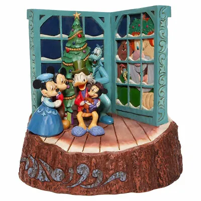 Disney Traditions Figurine Mickey Christmas Carol God Bless Us All 7  - NEW • £89.99