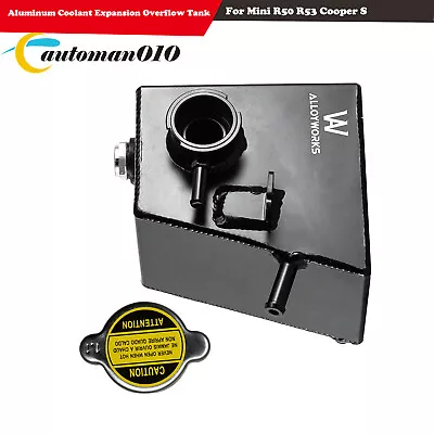 For Mini R50 R53 Cooper S Aluminum Coolant Expansion Overflow Tank Reservoir DD • $54.95