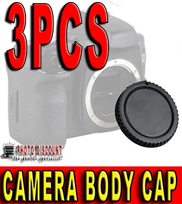 3x Body Cap Camera Camera Body Cap Body Cap For Canon Eos 650d 700d 750d • £14.34