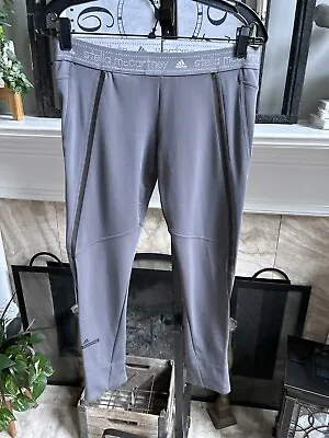 ADIDAS + STELLA MCCARTNEY Gray Yoga Pants Leggings Sz L Large • $44.99