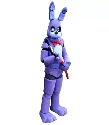 Five Nights At Freddy FNAF Toy Creepy Purple Bunny Mascot Costume Suit Halloween • $162.93