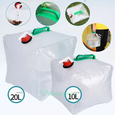 Contenedor De Agua Plegable Para Exteriorescontenedor De Almacenamiento De Agua • $13.19