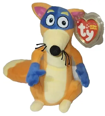 Ty Beanie Baby - SWIPER The Fox (Dora The Explorer) 7  NEW - MINT With MINT TAGS • $39.90