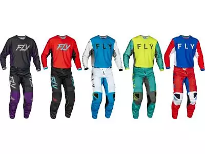 Fly Racing Kinetic Mesh Kore Rave Jersey & Pant Combo Set Vented Gear MX/ATV '23 • $169.90