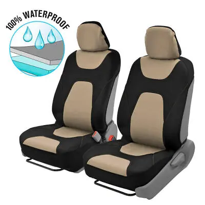 $22.32 • Buy Waterproof Neoprene Sideless 2 PC Seat Cover Set - Armrest And Airbag Compatible