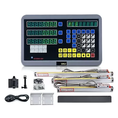 3 Axis Digital Readout Linear Scale DRO Display 5um For Bridgeport/Knee Mill • $249.99