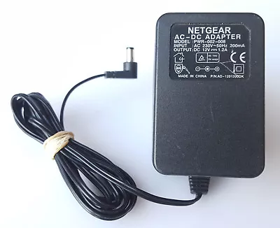 £7.95 • Buy Netgear Pwr-002-008 Ac/dc Power Supply Adapter 12v 1.2a Uk Plug