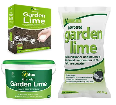 Vitax Garden Lime Soil Conditioner Fast Acting Soil Conditioner  • £19.99