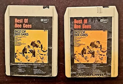 The Best Of The Bee Gees 1972 8-track Stereo X 2 .  • $40