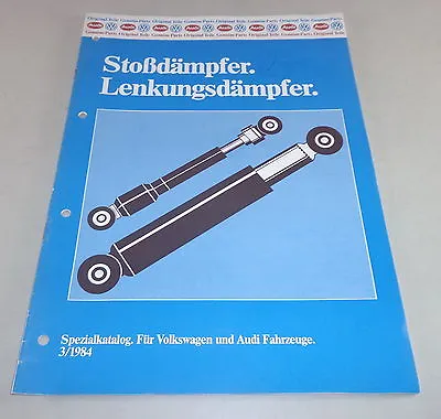 Parts Catalog/Spare Parts Catalog VW/Audi Shock Absorber Edition 03/1984 • $76.14