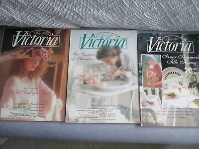 Romantic Vintage May June July 1991 Victoria Magazine Blissful Summer • $13.50