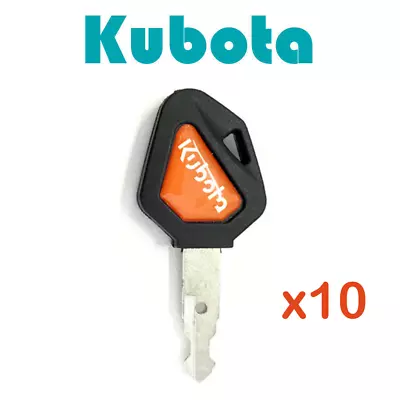 10 Keys Kubota 459A Excavator Key Kubota Excavator Kubota Parts Equipment Keys • $30.13