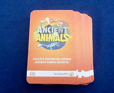 Woolworths Ancient Animal Cards - Sold Separately - 3 For $1 - NEW • $1