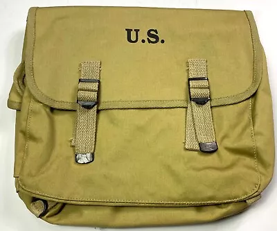 Wwii Us Paratrooper M36 M1936 Early War Musette Jump Bag-rubberized • $59.96