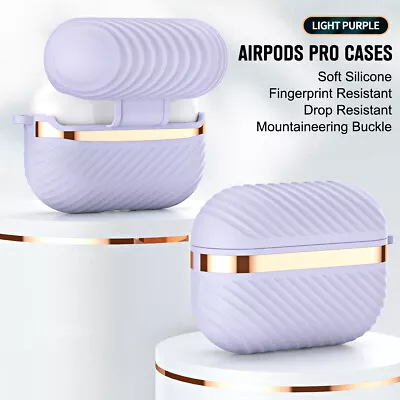 Soft  Silicone Case For Apple Airpods Pro 2 Airpods 3/2/1 Shockproof W/ Keychain • $11.64