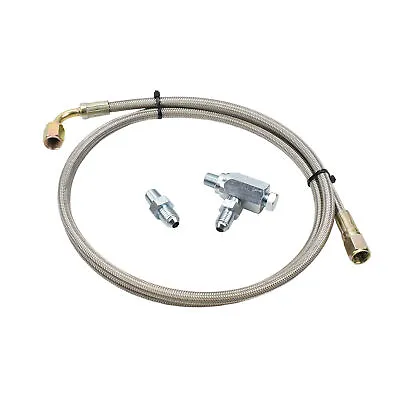 70cm Universal Oil Feed Line Kit 1/8  NPT To 4AN For Precision PTE Turbo T3 T4 • $38.59