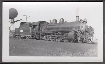 Midland Valley Railroad 2-8-2 #75 Locomotive Photo Fort Smith AR 1942 • $9.99