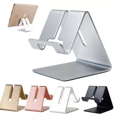 Universal Metal Desk Tabletop Phone IPad Tablet Stand Holder Mount Cradle US • $4.99