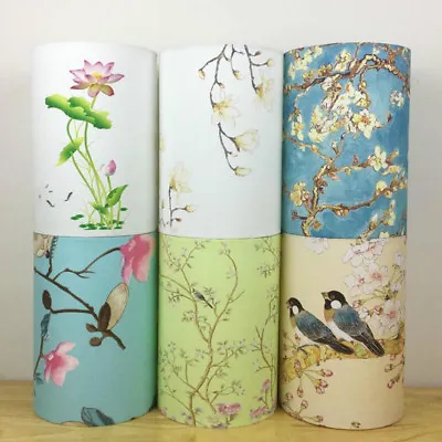 Classic Small Lampshade Floral Bird Lamp Shade Table Ceiling Light Cover Decor • $27.15