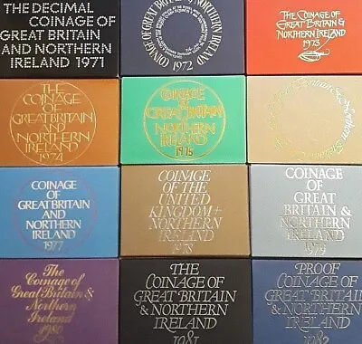 £2.50 • Buy 1970 - 1982 - Royal Mint PROOF Set Outer Paper Covers - Choose Your Year